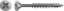 Afbeeldingen van Spax 6.0x100 PZ3 spaanplaatschroef - platkop - RVS A2