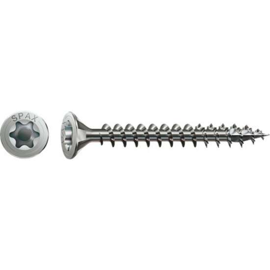 Afbeeldingen van Spax spaanplaatschroef - Ø5x60mm T20 - platkop RVS
