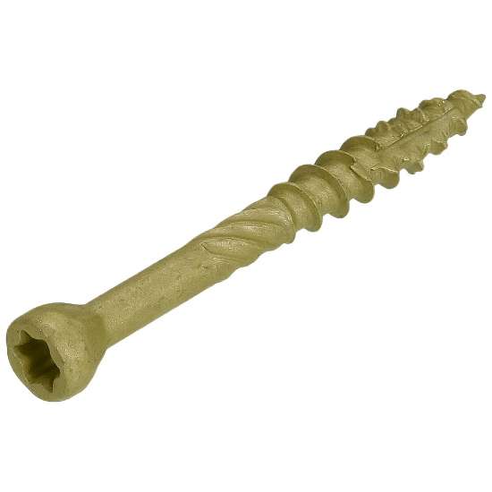 Afbeeldingen van Dynaplus vlonderschroef - Ø5.0x50/30mm T20 - platkop ar coating 