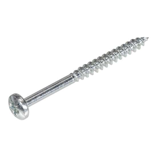 Afbeeldingen van spaanplaatschroef - Ø5.0x80mm pz - cilinderkop verzinkt 