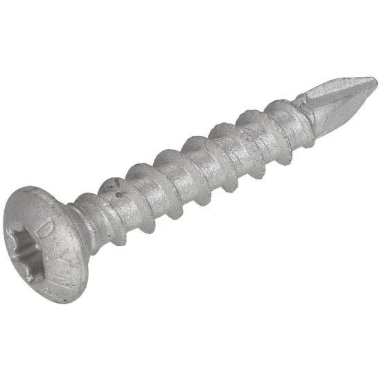 Afbeeldingen van Dynaplus paalhouderschroef - Ø8.0x50mm T40 - ovaalkop ar coating