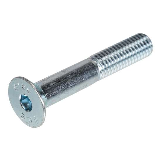 Afbeeldingen van binnenzeskantbout - M6x50mm 8.8 - platkop verzinkt DIN7991