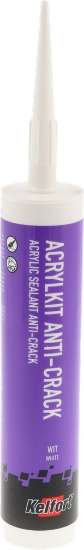 Afbeeldingen van Kelfort acrylaatkit W - 310ml - wit anti-crack BASISARTIKEL 
