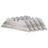 Afbeeldingen van Carbide reservemes - 62x0.6x19mm - 5 stuks