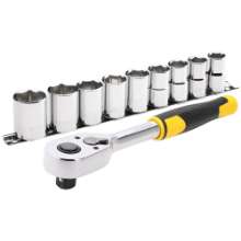Afbeeldingen van STANLEY Ratelset 1/2" 72t 10 delig STMT82671-0
