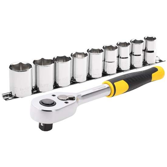 Afbeeldingen van STANLEY Ratelset 1/2" 72t 10 delig STMT82671-0