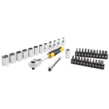 Afbeeldingen van STANLEY Dopsleutelset compact 1/4" – 37 delig STMT82672-0