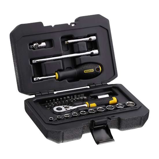 Afbeeldingen van STANLEY Dopsleutelset 1/4" - 38 delig STMT82828-1