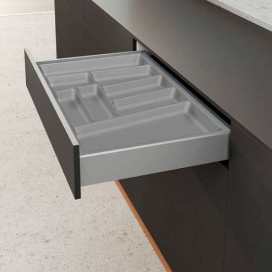 Afbeeldingen van Hettich OrgaTray 740, NL 550 x 500 mm, zilver