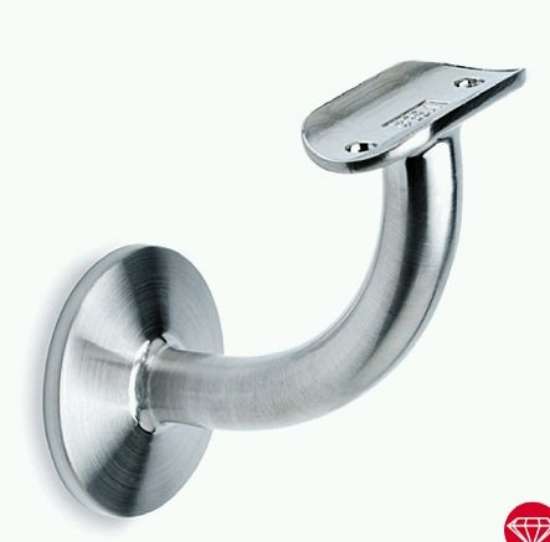Afbeeldingen van G-Fittings Leuninghouder tapgat M8 - 38.1mm buis - RVS look