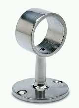Afbeeldingen van G-Fittings Vlakke middensteun voor 38.1mm buis - RVS look
