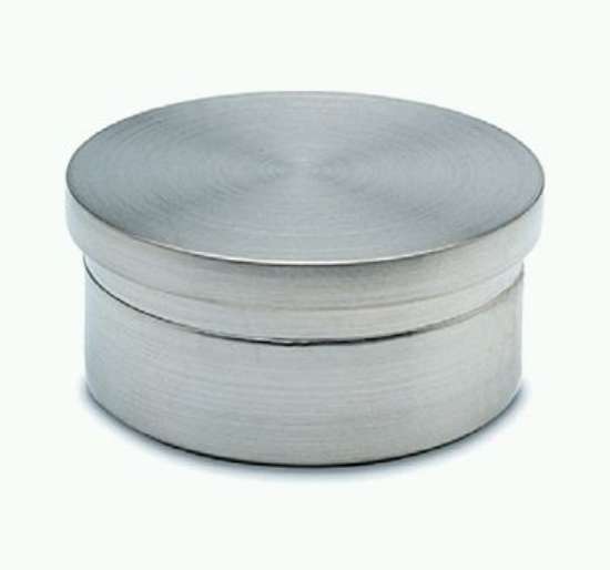 Afbeeldingen van G-Fittings Eindkap vlak voor 38.1mm buis - RVS look