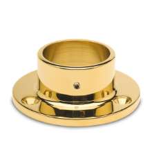 Afbeeldingen van Muur en vloer flens - Ø 38.1 mm (1") - Messing
