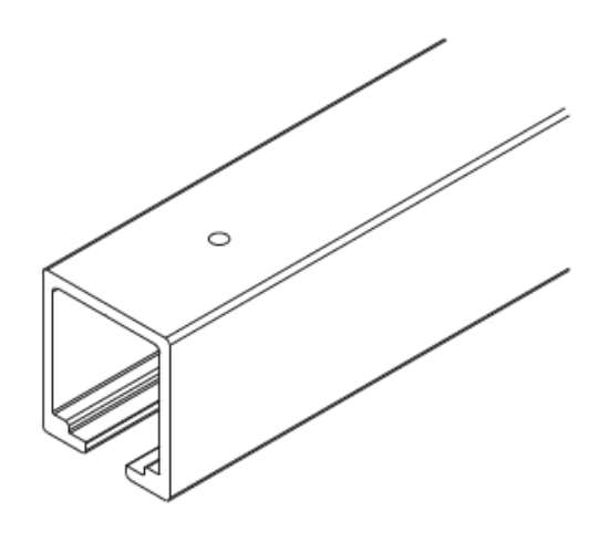 Afbeeldingen van Hawa-14868 Loopprofiel LM 4000mm gean.geboord