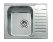 Afbeeldingen van Reginox Spoelbak Admiral 40 - 36x42 - Vlakbouw RVS
