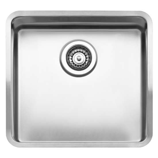Afbeeldingen van Reginox Spoelbak KANSAS KG-CC - 40x40 - Vlakbouw (L) RVS