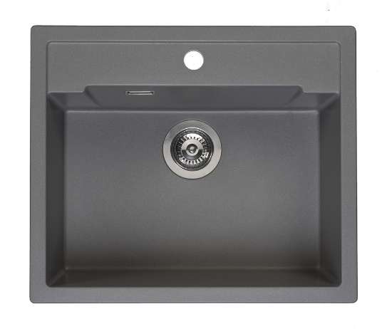 Afbeeldingen van Reginox Spoelbak Amsterdam 54 - 54x36 - Opbouw Grey Silver 