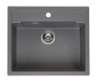 Afbeeldingen van Reginox Spoelbak Amsterdam 54 - 54x36 - Opbouw Grey Silver 