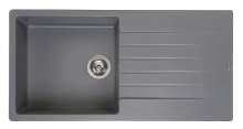 Afbeeldingen van Reginox Spoelbak Harlem 10 - 46x44 - Opbouw Grey Silver UK 