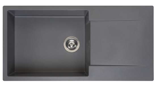 Afbeeldingen van Reginox Spoelbak Amsterdam 540 - 54x44 - Opbouw Grey Silver big 