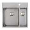 Afbeeldingen van Caressi spoelbak CAPP3415KR10 - 34/15x40 - vlakbouw RVS 