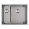 Afbeeldingen van Caressi spoelbak CAPP1534R10 - 15/34x40 - vlakbouw RVS 