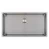 Afbeeldingen van Caressi spoelbak CAPP74R10 - 74X40 - vlakbouw RVS 