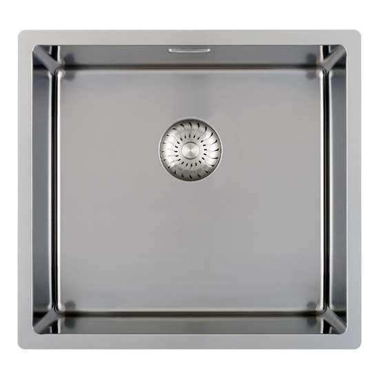Afbeeldingen van Caressi spoelbak CAPP40D37R10 - 40x37 - vlakbouw RVS 