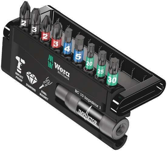 Afbeeldingen van Wera Bitset Bit-Check 10 Impaktor 1