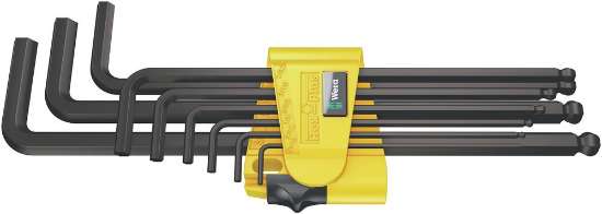 Afbeeldingen van Wera Stiftsleutelset kogelkop inch 950/9 SB BlackLaser Imperial 1