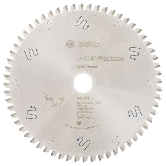Afbeeldingen van Bosch Cirkelzaagblad Top Precision Best for Wood