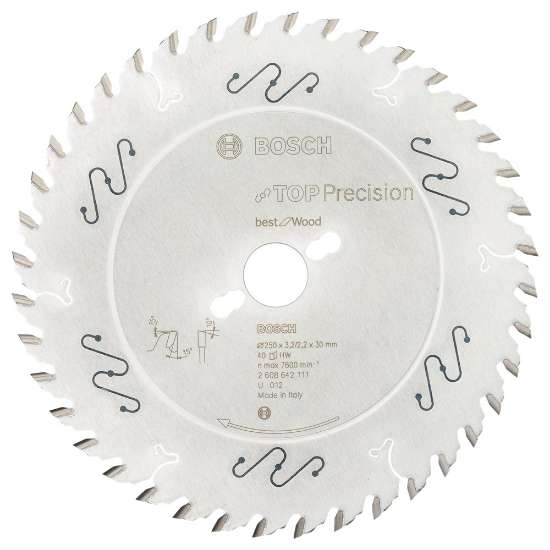 Afbeeldingen van Bosch Cirkelzaagblad Top Precision Best for Wood