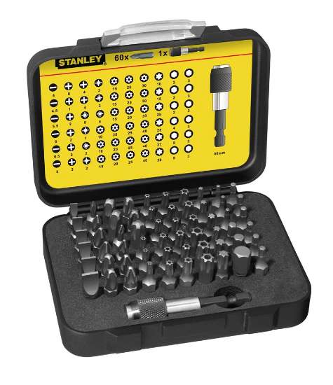 Afbeeldingen van STANLEY Bitset Expert Pro 1/4" - Bithouder (61 delig) 1-13-902