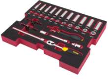 Afbeeldingen van STANLEY FATMAX® TSTAK Insert Doppenset 1/4’’ - 48-delig FMHT0-74295
