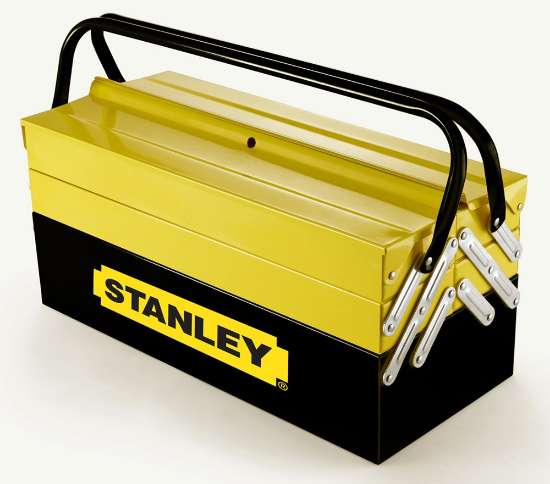 Afbeeldingen van Stanley gereedschapskoffer - metaal Cantilever systeem - 5 laden