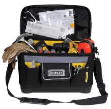 Afbeeldingen van Stanley stevige gereedschapstas - 16" 44.7x26.2x25.1cm - verstevigde hoeken en bodem