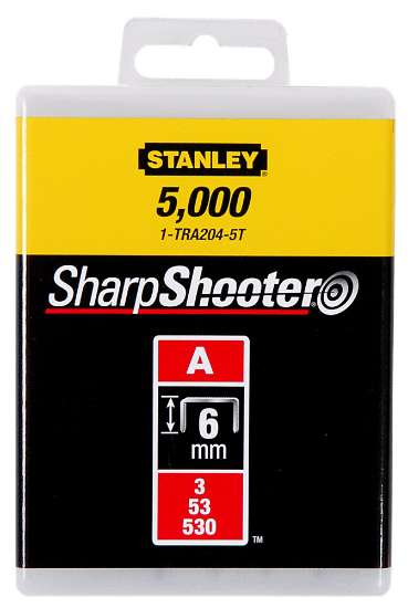Afbeeldingen van Stanley nieten type A - 6mm - 5000 stuks