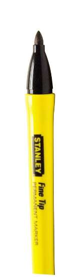 Afbeeldingen van Stanley markeerstift fijne tip zwart