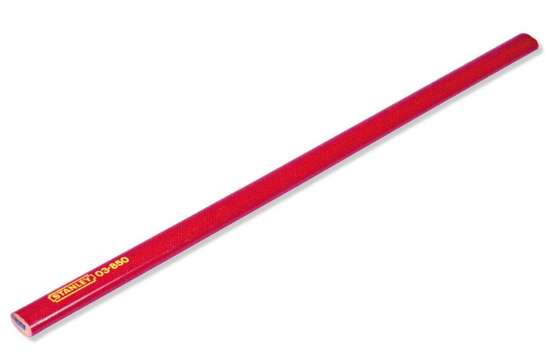 Afbeeldingen van Stanley timmermanspotlood - 17.6cm - rood