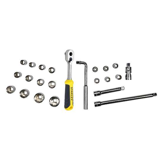 Afbeeldingen van Stanley doppenset Transmodule - 1/2'' zeskant - 23 delig