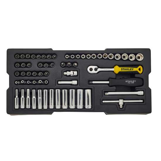 Afbeeldingen van Stanley doppenset Transmodule - 1/4'' - 60 delig