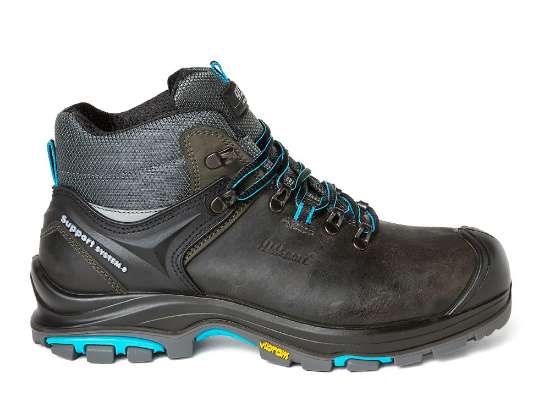 Afbeeldingen van Grisport Schoen Helios S3 Maat 42 Hoog Zwart/Blauw