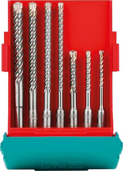 Afbeeldingen van Heller 4Power SDS+ hamerborenset 7dlg