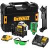 Afbeeldingen van DeWalt multilijnlaser DCE089D1G-QW - 10.8V 1x2.0Ah Li-ion accu - groene straal inclusief oplader in koffer
