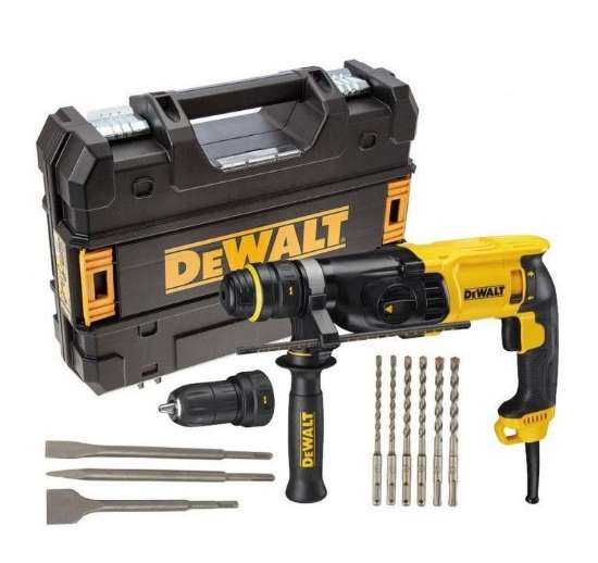 Afbeeldingen van DeWalt combihamer D25134KP-QS - 800Watt - SDS+ 