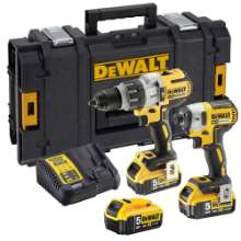 Afbeeldingen van DeWalt Combiset DCK276P3-QW + DCD996 + DCF887 - 18V XR 