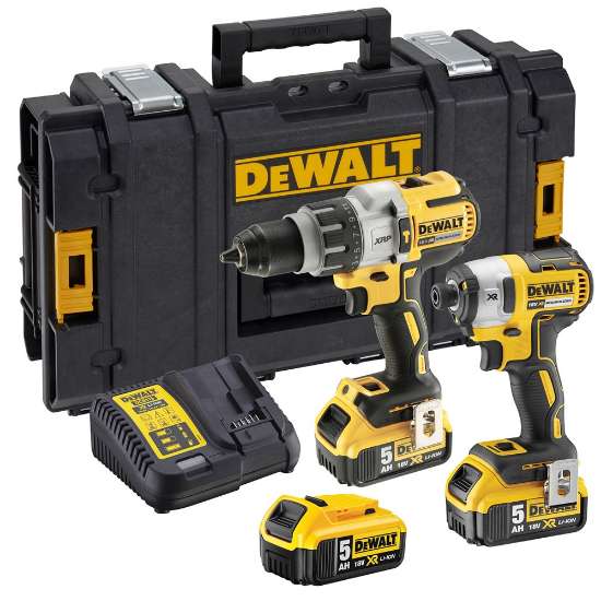 Afbeeldingen van DeWalt Combiset DCK276P3-QW + DCD996 + DCF887 - 18V XR 