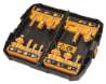 Afbeeldingen van DeWalt frezenset DT90016-QZ - schacht 8mm - 12 delig 