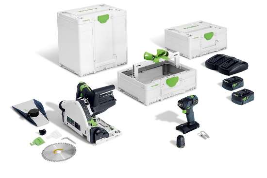 Afbeeldingen van Festool combo-set TSC 55 K/TXS 18/TB M 137