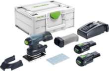 Afbeeldingen van Festool accu-vlakschuurmachine RTSC 400 3,0 I-Plus - 18V 2x 3.0Ah Li-on accu - inclusief snellader in Systainer 